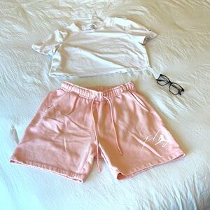 Jordan Flight Light Pink Athletic Shorts for Women